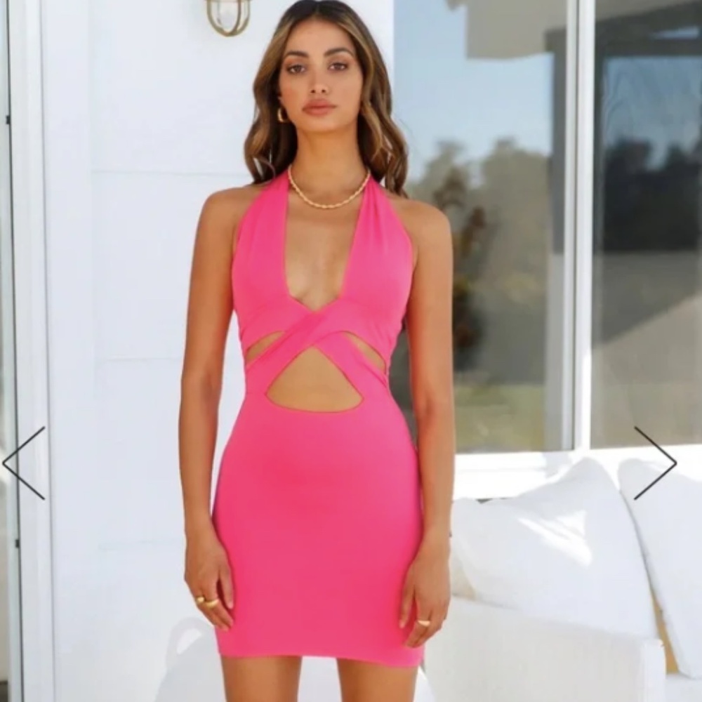Hello Molly Hot pink dress